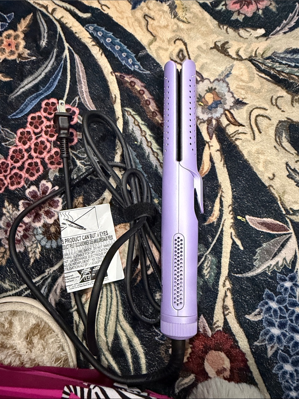 Purple Mini Hair Straightener and Styler - Compact Travel Flat Iron